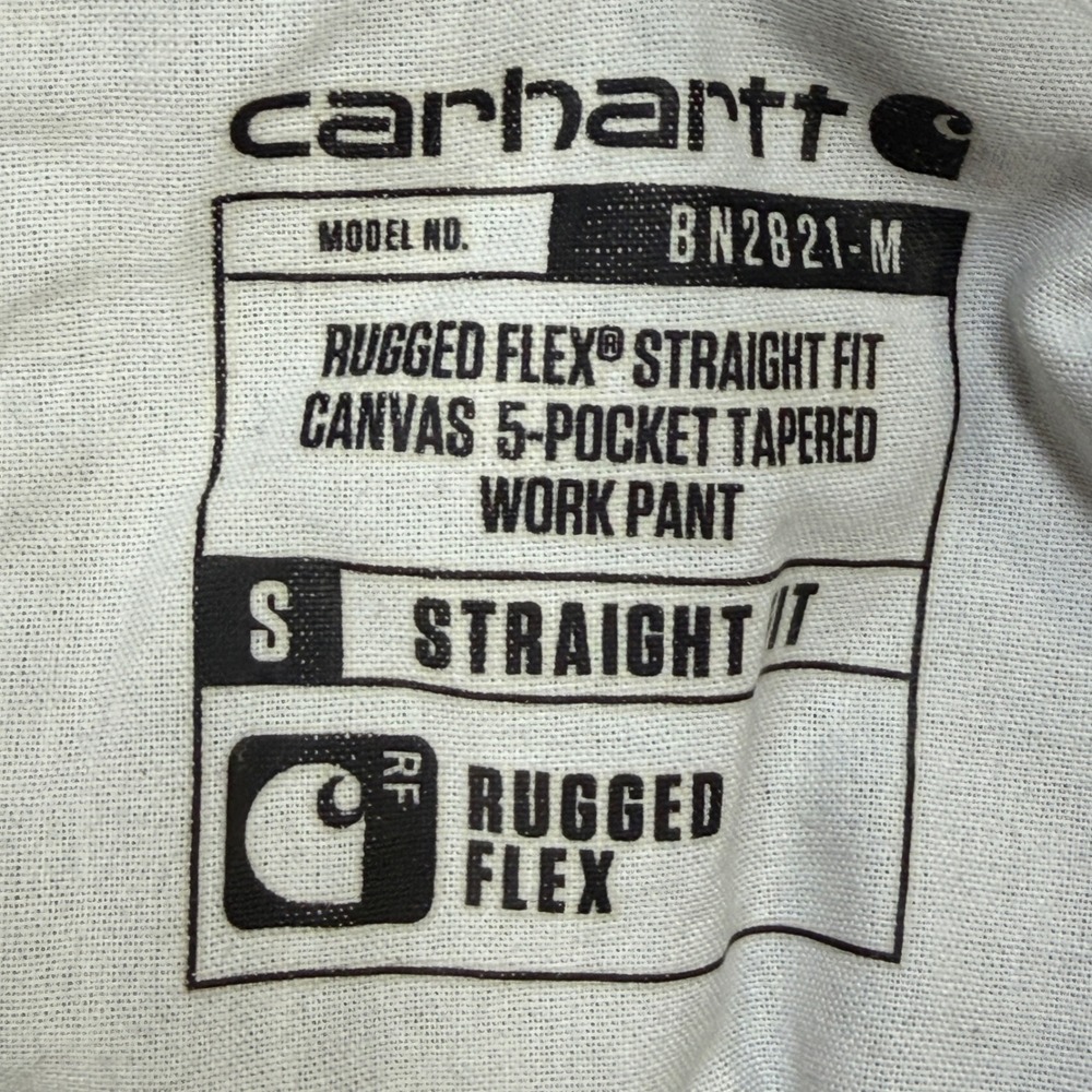 Carhartt Pants Mens 31x30 Rugged Flex Straight Fit Gray Workwear Gorpcore 102821 - Picture 5 of 13